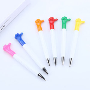 Bolígrafo de pulgar creativo, promoción publicitaria, bolígrafos de regalo de marca, bolígrafo de gesto personalizado - Product Image 5