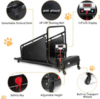 Tapis roulant électrique pour animaux de compagnie, pour petits chiens et chats, tapis de marche portable d'intérieur, machine d'exercice pour animaux de compagnie, machine de course et de jogging avec télécommande