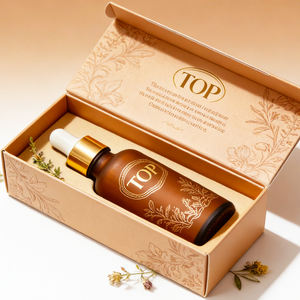 Botellas de Vidrio Esmerilado Marrón para Aceite, Gran Venta en Oriente Medio - <span class=keywords><strong>Goteros</strong></span> de Goma con Anillo Dorado Personalizables - Product Image 2