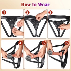 Pantalon en cuir pour adultes, réglable, unisexe, aide à la masturbation. - Product Image 4