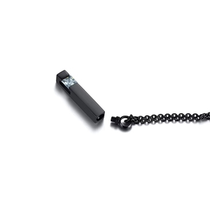 Open Pet Memorial Cremation <span class=keywords><strong>Ashes</strong></span> 锆石不锈钢防水镀金吊坠，适用于时尚珠宝项链 - Product Image 3