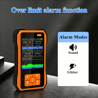 Contador Geiger, Monitor Portátil de Radiación Nuclear, Detector de Rayos Beta, Gamma y X, Medidor de Temperatura y Humedad, Alarma de Sonido y Luz, Tipo-C