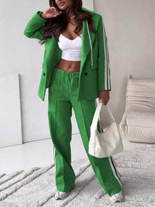 Nuevo Conjunto de Dos Piezas con Capucha y <span class=keywords><strong>Pantalones</strong></span> Anchos de Otoño Invierno - Product Image 4