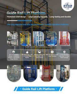 भारी शुल्क हाइड्रोलिक माल लिफ्ट पोर्टेबल कार्गो लिफ्ट, गोदाम के लिए औद्योगिक लिफ्ट - Product Image 5