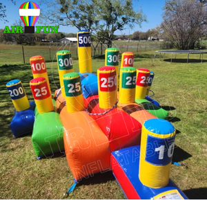 Airfun thương mại Hoopla Vòng quăng trò chơi thể thao vui vẻ Inflatable vòng ném trò chơi bên cho thuê thiết bị để bán - Product Image 3