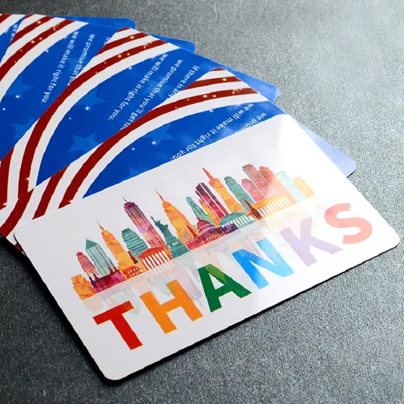 Customizable PVC Visiting Card Business Cards Plastic Photo ID Business Card Printing Name Badge