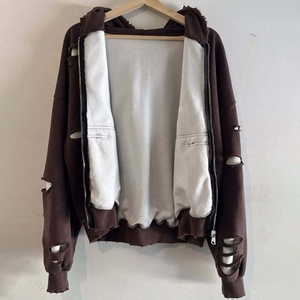 Sudadera con capucha unisex de peso pesado, estilo vintage desgastado, con efecto descolorido por el sol, grunge, con borde sin rematar, estampado de otoño, streetwear personalizado por el fabricante - Product Image 4