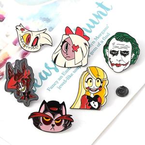 28 styles de broches, badges et épingles en alliage, bijoux et broches anime, inspirés des personnages de dessins animés Hazbin Hotel (Charlie Morningstar, Vaggie, Baji Ba Ji) - Product Image 6