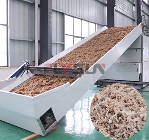 Machine de séchage automatique continue des sargasses Séchoir à convoyeur pour sécher la mousse de mer Séchoir à bande en maille Cocopeat - Product Image 1