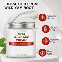Marque privée Crème d'igname sauvage mexicaine Équilibre hormonal à base de plantes naturel Soulagement des bouffées de chaleur Crème d'igname en douceur pour femmes