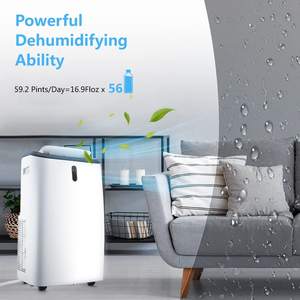 Mobile Climatiseur <span class=keywords><strong>14000</strong></span> <span class=keywords><strong>BTU</strong></span> 4.1KW R290 R410a R32 Portable Climatiseur - Product Image 3