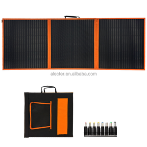 ALECTER Kit de Panel Solar Monocristalino Plegable Portátil de 100W con Salidas de 5V/12V/DC para RV, Camping, Pesca, Van Life, Energía de Emergencia - Product Image 2