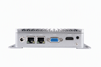 Mini PC Industrial sin Ventilador con Intel Celeron J1900 de Cuatro Núcleos, Doble LAN Gigabit, RS232, RS485, DDR3 para Automatización