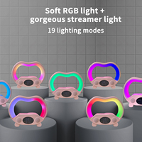 G-Vorm Mobiele Telefoon Oplader 3-In-1 Draadloos Nachtkastje Nachtlampje Digitale Wekker Party-Gebruik Thuis Rgb Lamp Draadloze Luidspreker