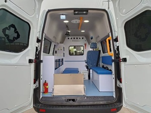Nouvelle ambulance F0-Rd T6 à toit surélevé et empattement long, diesel, unité médicale mobile pour hôpital et soins intensifs, fabriquée en Chine, marque F-or-d, EURO 5 - Product Image 4