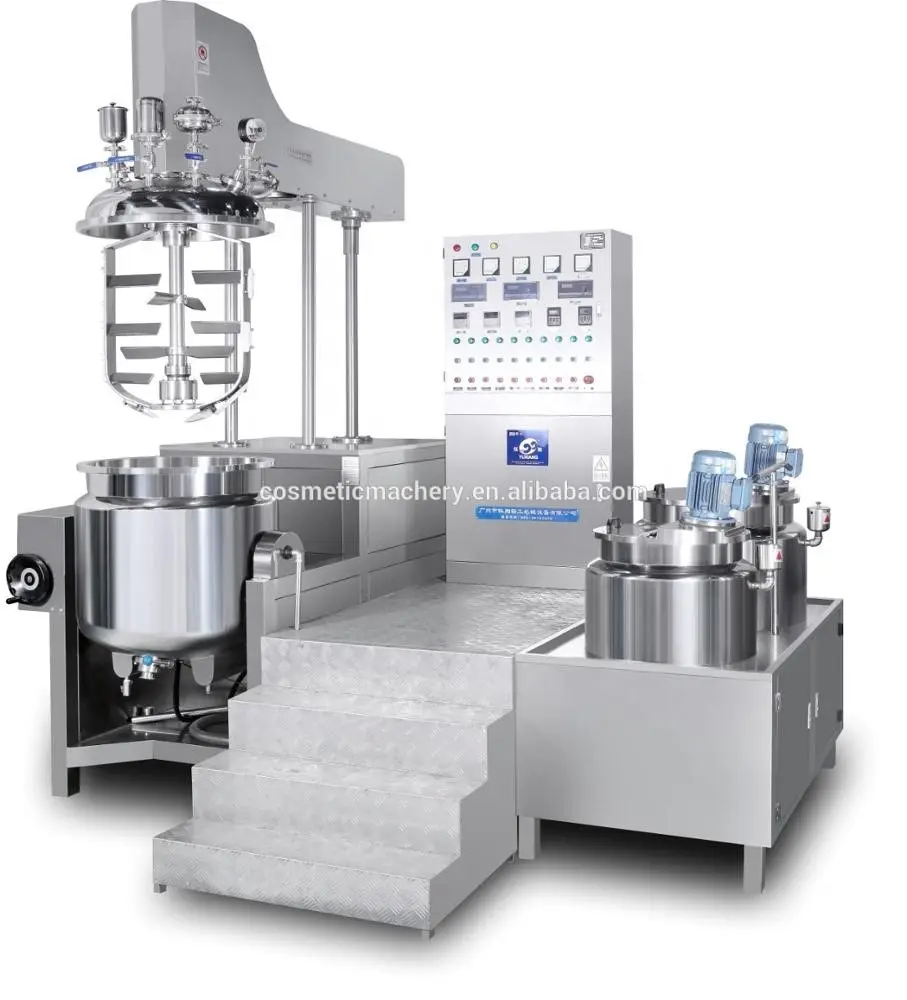 Vacuum homogenizer cosmetic Lotion Emulsifying Cosmetic Cream Mixer Machine