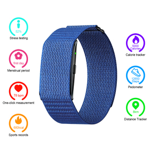 Đồng hồ theo dõi sức khỏe bán buôn không màn hình, vòng đeo tay thông minh, theo dõi oxy máu 24/7, HRV, GPS, chạy bộ, báo cáo sức khỏe AI - Product Image 1