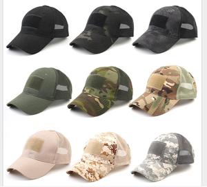 Gorra de béisbol táctica de caza al aire libre personalizada OEM, gorra verde para hombre, Parche de bandera, gorra de camionero de camuflaje, gorras - Product Image 6