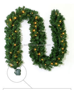 Nuova Ghirlanda Natalizia in PVC da 2,7 Metri con Luci, Decorazione per <span class=keywords><strong>Porta</strong></span> e Albero di <span class=keywords><strong>Natale</strong></span> - Product Image 6