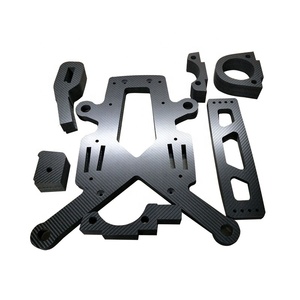Mecanizado CNC de Alta Precisión Personalizado, Lámina de Fibra de Carbono 3K, Piezas de Aeronaves para Drones FPV UAV RC - Product Image 4