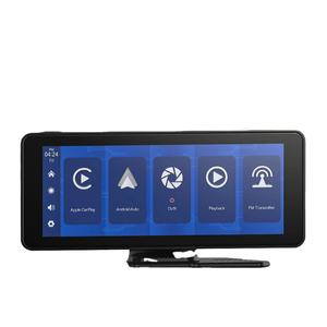 Monitor CarPlay inalámbrico de 10,26 pulgadas, pantalla IPS, Android, táctil automático, WIFI, FM, BT 5,0, cámara de salpicadero retrovisor, reproductor Multimedia AUX - Product Image 3