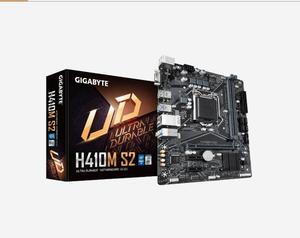 Placa base para <span class=keywords><strong>GIGA</strong></span> <span class=keywords><strong>BYTE</strong></span> H410M S2, para Gaming, escritorio, H410, LGA 1200 - Product Image 1