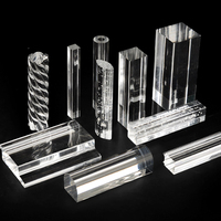 TONGYUAN Barres acryliques colorées de grand diamètre 50 mm Haute dureté PMMA Taille personnalisée Extrusion/Moulage pour l'éclairage/Décoration/Artisanat