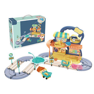 Jacko Toys Nuevo Set de Juguetes de Pista Transparente Serie Hamster <span class=keywords><strong>Paradise</strong></span>, Escena de Supermercado - Product Image 1
