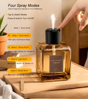 Diffuseur d'huiles essentielles en verre transparent longue durée 500 ml avec bâtonnets, parfum liquide, écologique et sans alcool