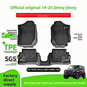 Tapis de sol pour voiture Suzuki Jimny, modèles 19-25, prix usine, compatibles LHD, spécifiques au véhicule, écologiques, résistants aux taches, en <span class=keywords><strong>TPE</strong></span> - Product Image 5