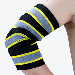 Codo de nailon elástico de talla única, correas de protección de compresión para culturismo, entrenamiento, levantamiento de pesas - Product Image 3