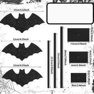 Support de papier absorbant Halloween en forme de chauve-souris, décoration de base de cercueil, distributeur de papier absorbant pour cuisine et salle de bain, pour plan de travail, pour femmes - Product Image 5