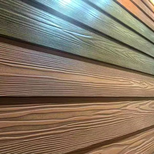 Panneau extérieur de revêtement de ciment de fibre de grain de bois de la classe A1 pour des villas - Product Image 1