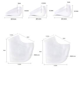 2cm di altezza invisibile plantare in Silicone con solette in Gel <span class=keywords><strong>per</strong></span> <span class=keywords><strong>scarpe</strong></span> che stimolano il <span class=keywords><strong>dolore</strong></span> metà tacco soletta imbottitura 1 paio - Product Image 2