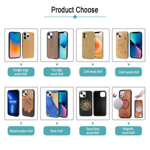 Teléfono Grabado láser Cubierta trasera de <span class=keywords><strong>madera</strong></span> real Curvado duro Estuche móvil a prueba de golpes Estuche de <span class=keywords><strong>madera</strong></span> - Product Image 4