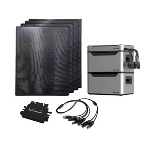 Sistema de Energía Solar para Balcón Portátil y Económico de 2KWh, Baterías de Litio Inteligentes Apilables y TOPCon Mono - Product Image 5