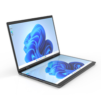 Ordinateur portable à écran double de 14 pouces, vente chaude, logo OEM, Intel Core i5, 16 Go, 32 Go de RAM, 128 Go, 256 Go, 512 Go, 1 To