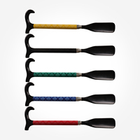 Gaixie Telescopic Shorehorn, sans pliage, en plastique, longueur réglable, écologique, portable, léger, pour hommes (noir)