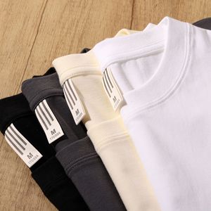 Camiseta <span class=keywords><strong>de</strong></span> Cuello Redondo <span class=keywords><strong>de</strong></span> Manga Larga para Hombre y Mujer <span class=keywords><strong>de</strong></span> 180g <span class=keywords><strong>de</strong></span> Algodón Peinado en Tallas Grandes y Color Sólido Holgado Personalizada por Fabricantes <span class=keywords><strong>de</strong></span> <span class=keywords><strong>Ropa</strong></span> - Product Image 2