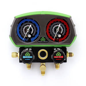 HvAC कई गुना गेज सुपर स्टार ब्रांड दबाव गेज ST-B268 बॉल वाल्व स्विच - Product Image 5