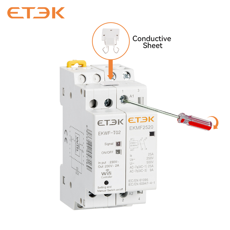 ETEK EKMF 4P 63A 4NO Coil