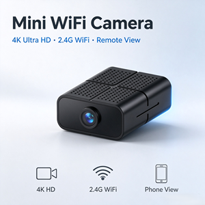 Mini Cámara de Vigilancia OiKay HD 1080P con Visión Nocturna, Cámaras IP Pequeñas con Detección de Movimiento WiFi, Vista en Vivo 24/7, Seguridad para el Hogar - Product Image 1