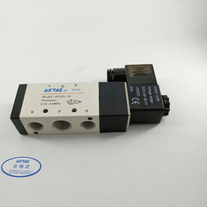 Válvula Solenoide Airtac de 2 Posiciones y 5 Vías 4V310 10 DC24V, Válvula de Control Neumática de Tipo Aire para la Industria Mecánica - Product Image 1