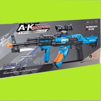 KK 68CM AK Pistolet Électrique Jouet Spatial, Meilleur Jouet de Pistolet Lumineux; Jouet de Pistolet Vibrant à Piles avec Son Léger; MEILLEUR Jouet de Tir