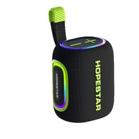 Mini Haut-parleur Portable Sans Fil en Plastique 5.3 Étanche 15W avec Lumières RGB et Prise en Charge Carte TF pour le Sport
