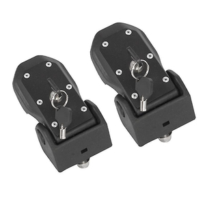 Anti-Theft Locking Hood Latches with Key for Jeep Wrangler JL Gladiator JT OEM Style Hood Lock Catch Latch Kit <strong>Engine</strong> - Product Image 3