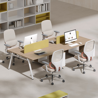 Chaise de bureau ergonomique pivotante moderne à dossier mi-haut en maille, idéale pour une station de travail confortable pendant 8 heures