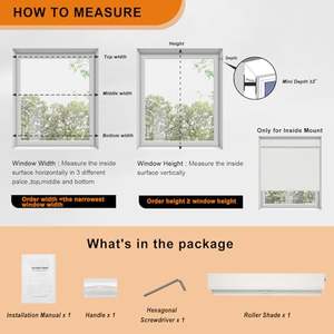 Persilux حجم مخصص لاسلكي من أجل النوافذ بدون ستائر تعتيم بكرة الحفر - Product Image 5