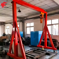 Mini-grue portique sur mesure haute portabilité 1 tonne 500 kg