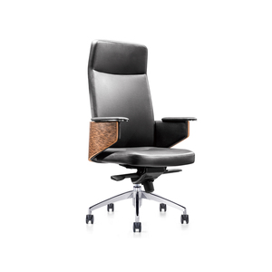QS-OLC09 Haute dos PU <span class=keywords><strong>chaise</strong></span> <span class=keywords><strong>de</strong></span> <span class=keywords><strong>bureau</strong></span> avec en <span class=keywords><strong>bois</strong></span> courbé cadre accoudoir <span class=keywords><strong>de</strong></span> luxe fauteuil <span class=keywords><strong>de</strong></span> direction pivotant - Product Image 6